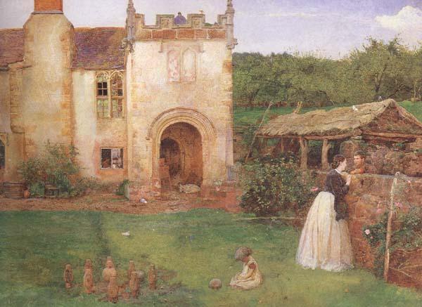 John William North,ARA Halsway Court (MK46) oil painting picture